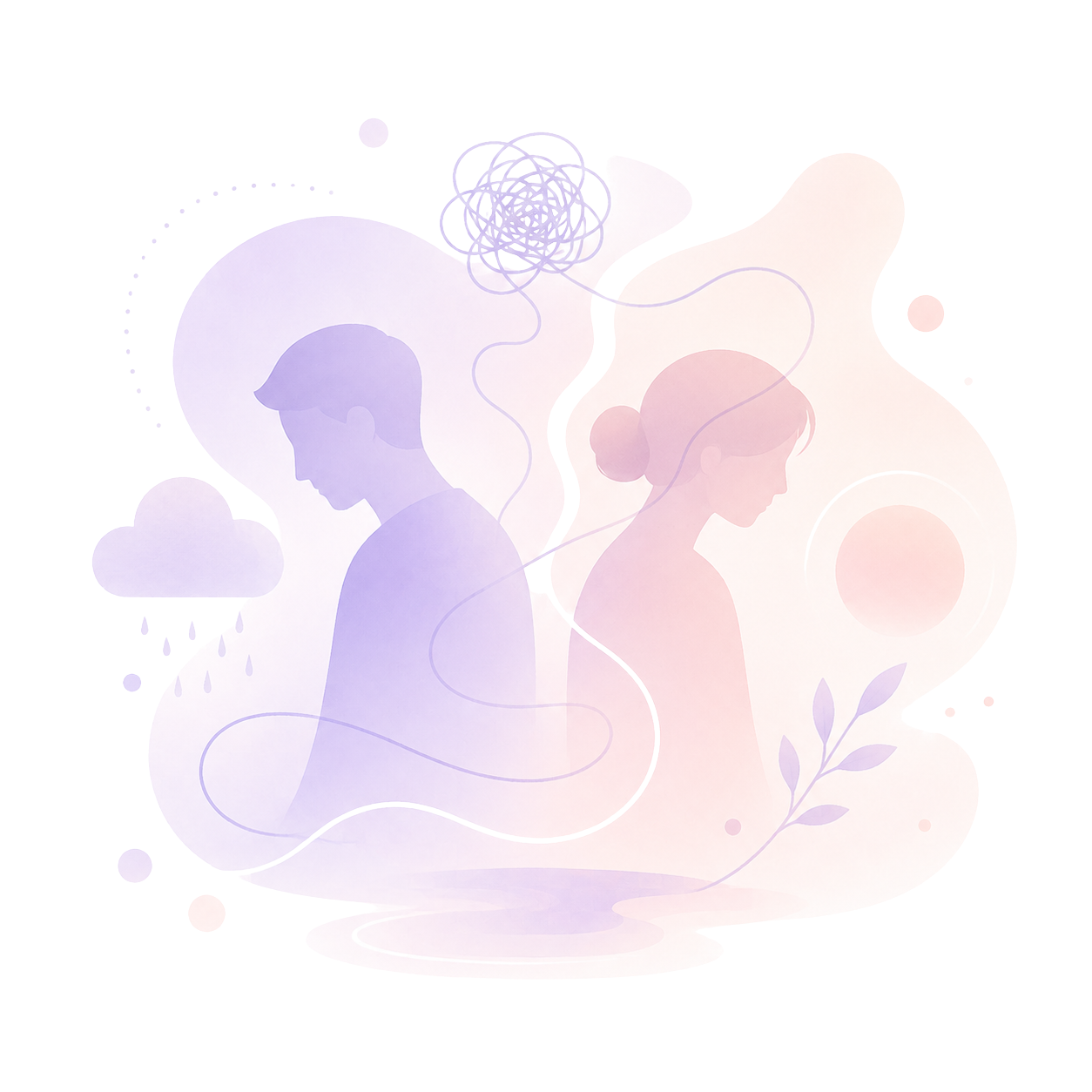 Relationships draining visual